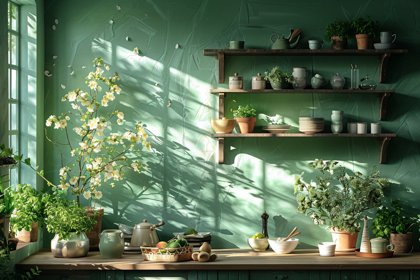 Décoration cuisine : top 10 des idées déco pour une cuisine dans les tons verts